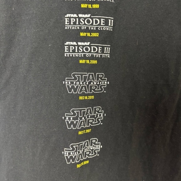 Star Wars Men's Classic Poster Logo Black T-Shirt - Picture 6 of 7